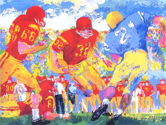 Leroy Neiman Cross Town Rivalry 1967
